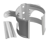 Кронштейн трубы на дерево Grand Line ПУ 90мм RAL 9003 сигнальный белый