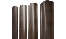 Штакетник Круглый фигурный 0,45 Print Premium Antique Wood TwinColor