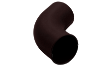 Колено стока GL PU Matt 90 мм RAL 9005 черный