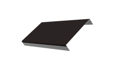 Ламель обратная 150 забора жалюзи Texas Grand Line 0,45 Drap TX RAL 9005 черный