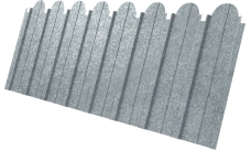 Профнастил C10A фигурный Grand Line 0,5 Zn