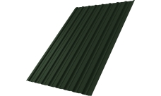 Профнастил С10A Grand Line 0,5 Satin Matt TX RAL 6020 хромовая зелень