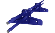 Снегозадержатель Стандарт Т4 d 25 RAL 5002 (1м)