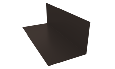 Планка примыкания 130х160 Grand Line 0,5 Rooftop Бархат RR 32 темно-коричневый (2м)