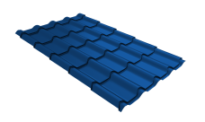 Профиль волновой "Камея" ("Kamea") 0,45 PE RAL 5005 сигнальный синий