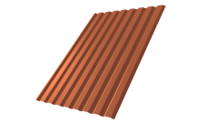 Профнастил С20A Grand Line 0,45 Drap TR RAL 8004 терракота