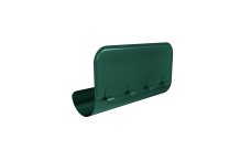 Ограничитель перелива Grand Line PU 125/90 RAL 6005 зеленый мох