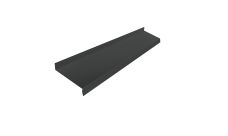 Отлив простой 150 0,5 Rooftop Бархат RAL 7016 антрацитово-серый (2м)