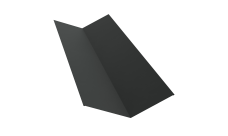 Планка ендовы верхней 145х145 0,45 Drap RAL 7016 антрацитово-серый (2м)