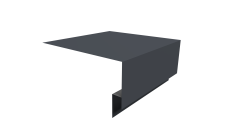 Планка околооконная сложная Блок-Хаус new Grand Line 250х75х27 0,45 PE с пленкой RAL 7024 мокрый асфальт (2м)