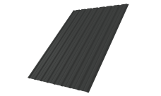 Профнастил С10B Grand Line 0,5 PurPro Matt 275 RAL 7016 антрацитово-серый