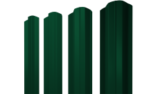 Штакетник М-образный B фигурный 0,45 PE lite RAL 6005 зеленый мох