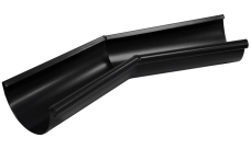 Угол желоба внутренний 135 гр 150 мм матовый RAL 9005