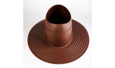 Элемент проходной Krovent Base-VT Flat высокий 125-150 коричневый