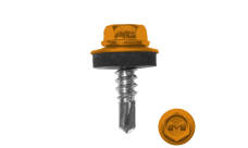 Саморез по металлу Daxmer 5,5х19 (250шт) сверло №3 RAL 1006