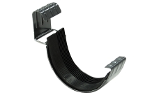 Соединитель желоба Grand Line PE 125 мм RAL 7024 мокрый асфальт