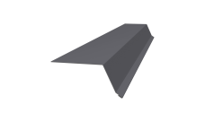 Планка капельник 100х55 Grand Line 0,45 PE lite с пленкой RAL 7004 сигнальный серый (2м)