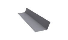Планка примыкания 90х140 0,45 PE lite с пленкой RAL 7004 сигнальный серый (2м)