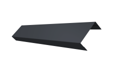 Ламель лицевая 50 забора жалюзи Texas 0,5 Velur X RAL 7024 мокрый асфальт