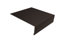 Планка лобовая/околооконная простая 190х50 0,45 Drap-double TX RR 32 темно-коричневый (2м)