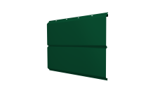 Софит ЭкоБрус new Grand Line без перфорации 0,45 PE с пленкой RAL 6005 зеленый мох