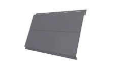 Софит металлический Вертикаль 0,2 line Grand Line 0,45 Drap TX с пленкой RAL 7004 сигнальный серый