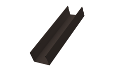 Стойка для забора жалюзи Milan,Tokyo Grand Line 0,45 PE-Double RR 32 темно-коричневый (2м)