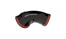 Уг.желоба сост.90-150 гр.Классика 120 ПВХ GL черный (RAL 9005)