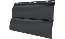 Блок-хаус новый Grand Line 0,5 PurPro Matt 275 с пленкой RAL 7024 мокрый асфальт