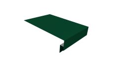 Планка околооконная сложная 300х50х18 (j-фаска) Grand Line 0,45 Drap RAL 6005 зеленый мох (3м)