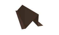 Планка снегозадержания 75х115 Grand Line 0,45 PE-Double с пленкой RAL 8017 шоколад (2м)