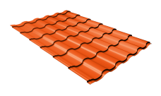 Профиль волновой "Кредо" ("Kredo") 0,45 PE RAL 2004 оранжевый