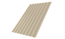 Профнастил С20B Grand Line 0,5 Satin RAL 1015 светлая слоновая кость