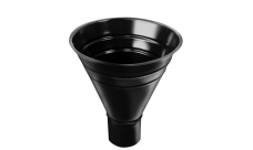 Воронка водосборная большая Grand Line PU 250/90 мм RAL 9005 черный