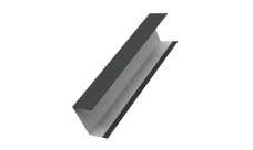 Крышка жалюзи Milan, Tokyo (для калиток, ворот) 0,5 Satin Matt TX RAL 7016 антрацитово-серый (3м)