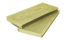 Террасная доска ДПК Grand Line 140мм Массив вельвет и тиснение под дерево Золотой 3м (БШТ)