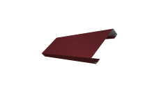 Ламель лицевая 100 забора жалюзи Texas Grand Line 0,5 Satin RAL 3005 красное вино