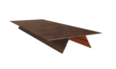 Планка стыковочная составная верхняя Экобрус Grand Line 0,45 Print Premium Cherry Wood Dark FTC (2м)