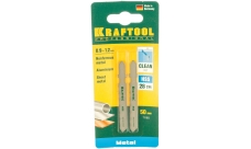 Полотно для электролобзика Kraftool T118G 50x0,9мм по металлу, Т-хвостовик, HSS сталь 2 шт (159551-0,9)