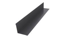 Угол внутренний 30х30 0,45 PE lite с пленкой RAL 7004 сигнальный серый (2м)