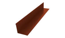Угол внутренний 50х50 0,5 Satin Matt TX RAL 8004 терракота (3м)
