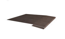 Планка начальная Grand Line 0,45 Print Elite White Wood TwinColor (2м)