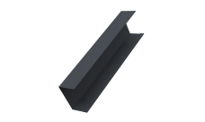 Крышка жалюзи Milan,Tokyo 0,45 PE-Double RAL 7024 мокрый асфальт (2м)