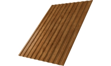 Профнастил С8A v01 Grand Line 0,45 Print Elite с пленкой Golden Wood TwinColor