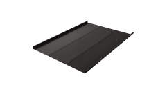 Фальц двойной стоячий Line Grand Line 0,45 Drap TX с пленкой на замках RR 32 темно-коричневый