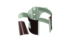 Кронштейн трубы на дерево Grand Line PE 100 мм RAL 8017 шоколад