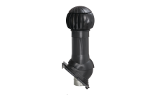 Комплект вентиляции Gervent Твистер Универсал для всех типов кровли 125/160 черный