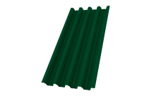 Профнастил Н75R 0,5 PE lite RAL 6005 зеленый мох