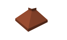 Угол отлива внешний 100 0,5 Velur X с пленкой RAL 8004 терракота