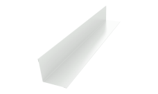 Угол внутренний 30х30 Grand Line 0,45 PE lite с пленкой RAL 9003 сигнальный белый (2м)